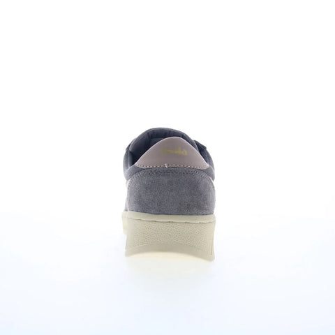 Gola Grandslam Suede CLA589 Womens Gray Suede Lifestyle Sneakers Shoes