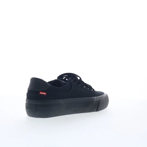 Globe Goodstock GBGOODST Mens Black Canvas Lace Up Skate Inspired Sneakers