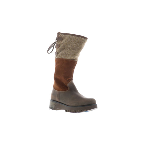 Bos. & Co. Goose Prima Womens Brown Suede Zipper Casual Dress Boots