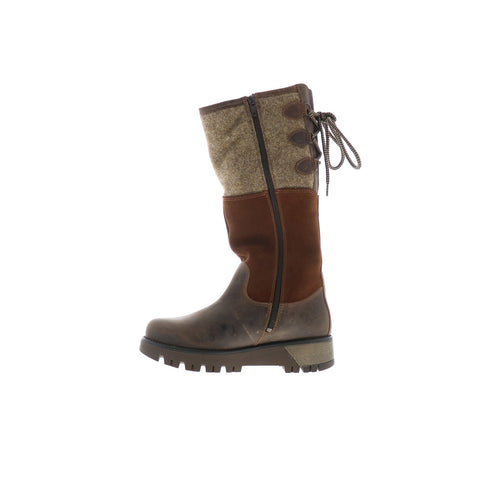 Bos. & Co. Goose Prima Womens Brown Suede Zipper Casual Dress Boots