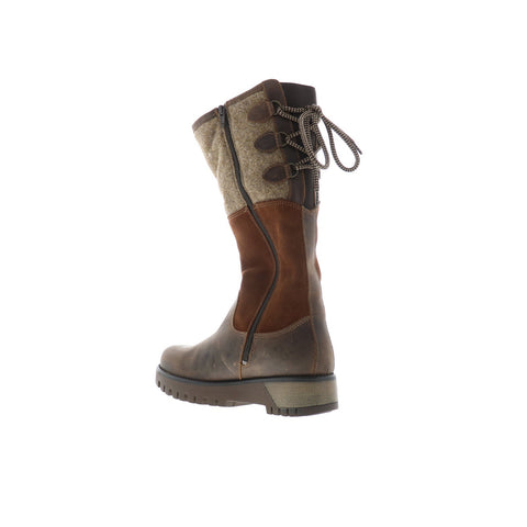 Bos. & Co. Goose Prima Womens Brown Suede Zipper Casual Dress Boots