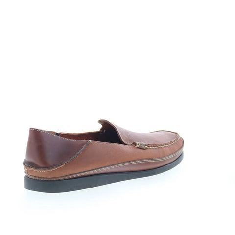 T.B. Phelps Gordon Mens Brown Leather Loafers & Slip Ons Casual Shoes ...