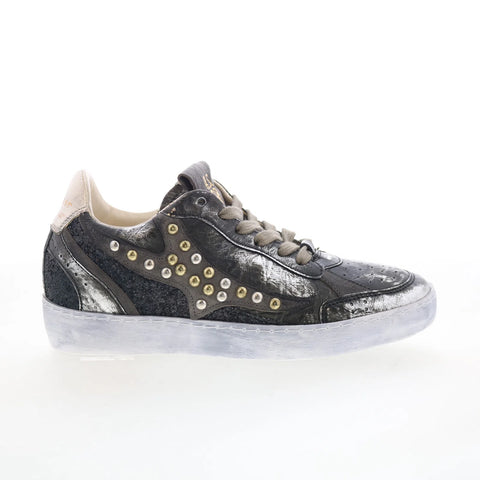 A.S. 98 Gordy Womens Black Leather Lace Up Lifestyle Sneakers Shoes