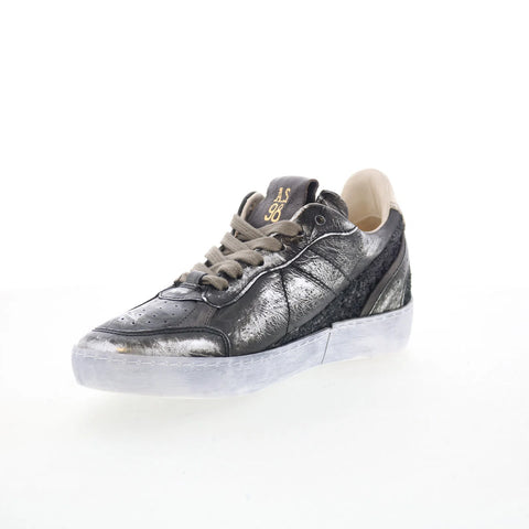 A.S. 98 Gordy Womens Black Leather Lace Up Lifestyle Sneakers Shoes