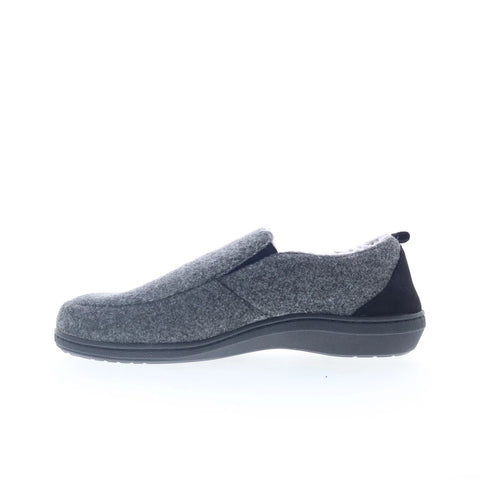 PowerStep Gore Slippers 8802-2013 Mens Gray Synthetic Clogs Slippers Shoes