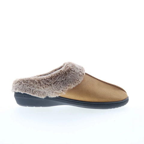 PowerStep Gore Slippers 8852-3010 Mens Brown Synthetic Clogs Slippers Shoes