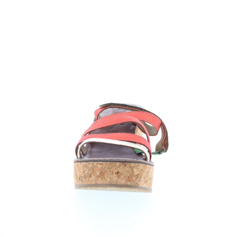 Fly London Gove GOVE620FLY-000 Womens Red Wedges Sandals Shoes