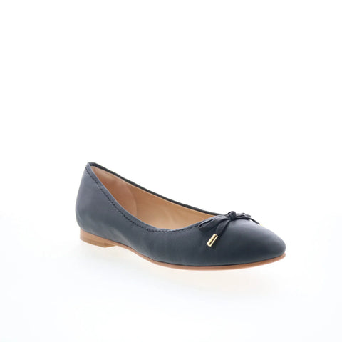 Clarks Grace Lily 26123052 Womens Black Leather Slip On Ballet Flats Shoes