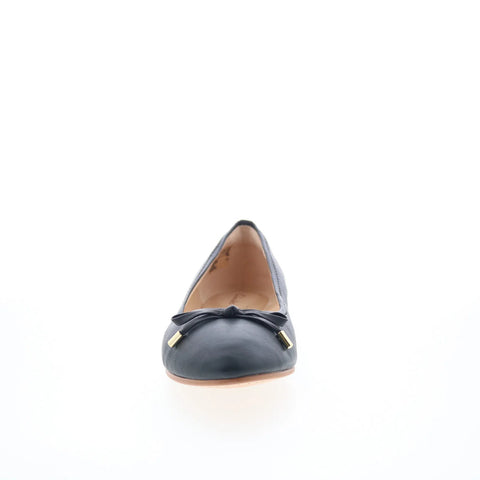Clarks Grace Lily 26123052 Womens Black Leather Slip On Ballet Flats Shoes
