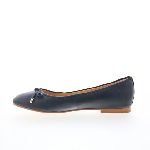 Clarks Grace Lily 26123052 Womens Black Leather Slip On Ballet Flats Shoes