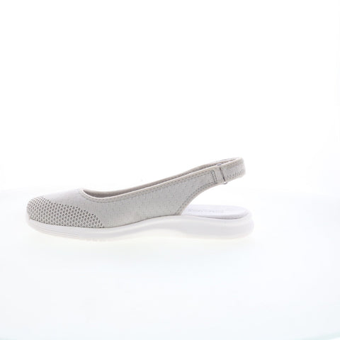 Easy Spirit Gracee 2 SEGRACEE2 Womens Gray Mesh Slingback Flats Shoes