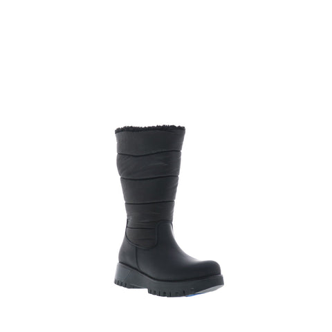 Bos. & Co. Gracen Prima Womens Black Leather Zipper Casual Dress Boots