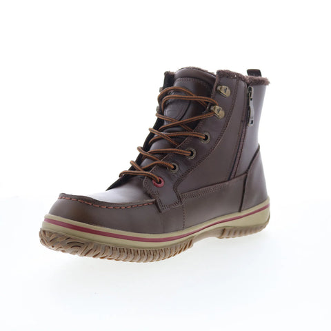 Pajar Grainger PDPAB00196.01 Mens Brown Leather Lace Up Casual Dress Boots
