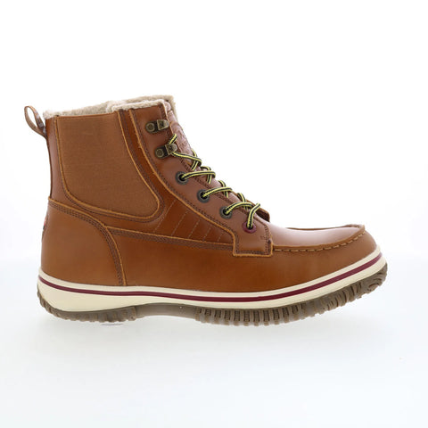 Pajar Grainger PDPAB00196.01 Mens Brown Leather Lace Up Casual Dress Boots