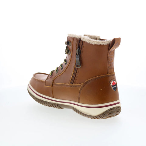 Pajar Grainger PDPAB00196.01 Mens Brown Leather Lace Up Casual Dress Boots