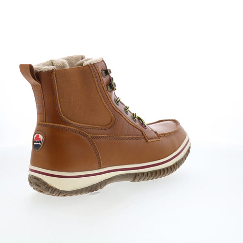 Pajar Grainger PDPAB00196.01 Mens Brown Leather Lace Up Casual Dress Boots