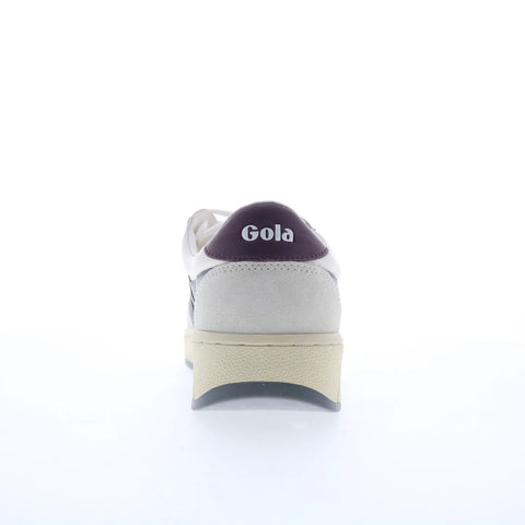 Gola Grandslam Classic CMB117 Mens White Leather Lifestyle Sneakers Shoes