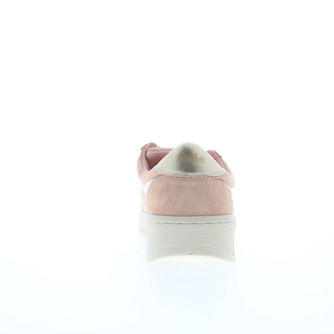 Gola Grandslam Pearl CLB114 Womens Pink Suede Lifestyle Sneakers Shoes
