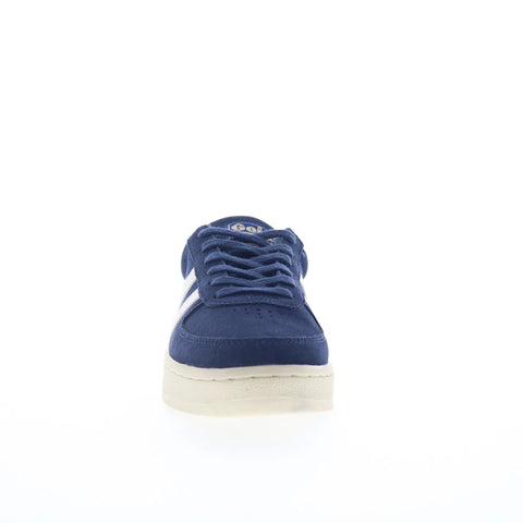 Gola Grandslam Suede CLA589 Womens Blue Leather Lifestyle Sneakers Shoes