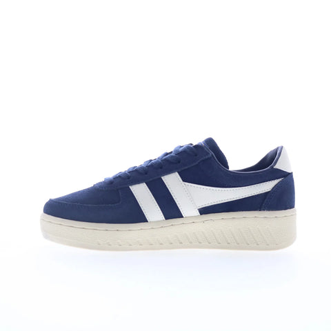 Gola Grandslam Suede CLA589 Womens Blue Leather Lifestyle Sneakers Shoes