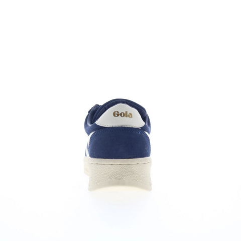 Gola Grandslam Suede CLA589 Womens Blue Leather Lifestyle Sneakers Shoes