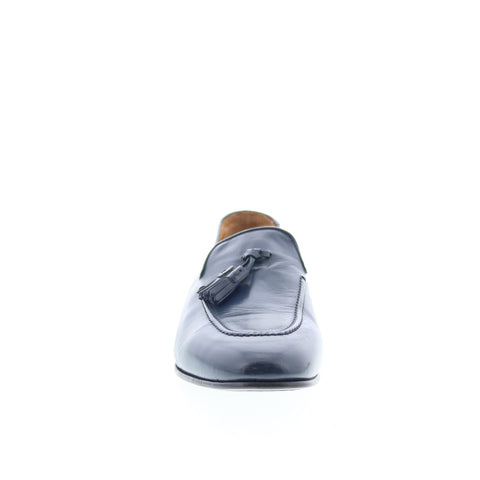 Zelli Italia Grappa Calfskin Loafer Mens Blue Loafers & Slip Ons Casual Shoes