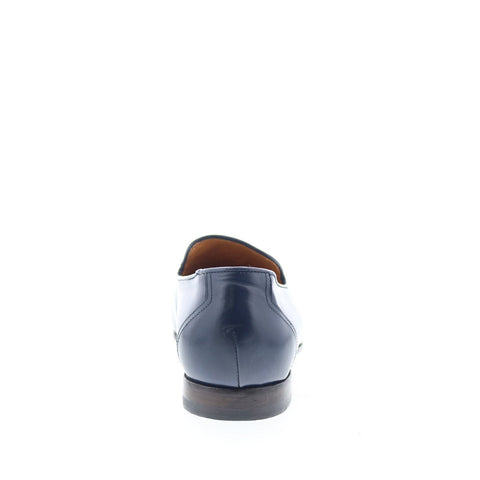 Zelli Italia Grappa Calfskin Loafer Mens Blue Loafers & Slip Ons Casual Shoes