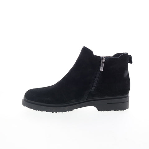 Easy Spirit Grasp Martha Stewart Womens Black Wide Suede Casual Dress Boots