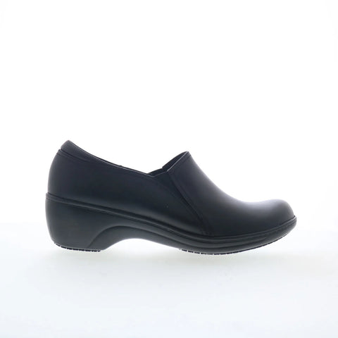 Clarks Grasp Chime 26066726 Womens Black Leather Loafer Flats Shoes