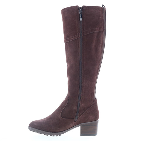 Easy Spirit Grazes SEGRAZES Womens Brown Wide Leather Casual Dress Boots