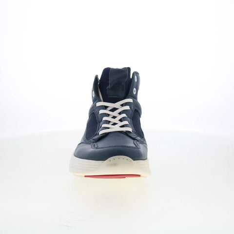 Pajar Greenwich 47085 Mens Blue Leather Lace Up Lifestyle Sneakers Shoes