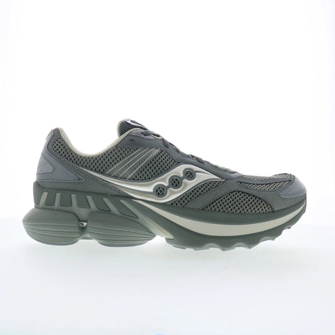 Saucony Grid NXT S70797-6 Mens Green Mesh Lace Up Lifestyle Sneakers Shoes