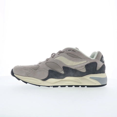 Saucony Grid Shadow 2 S70772-2 Mens Gray Suede Lifestyle Sneakers Shoes