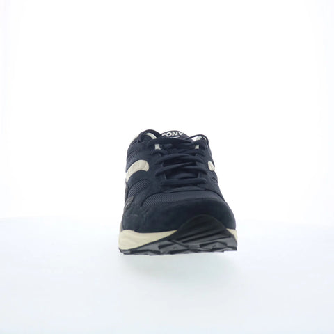 Saucony Grid Shadow 2 S70772-3 Mens Blue Suede Lifestyle Sneakers Shoes