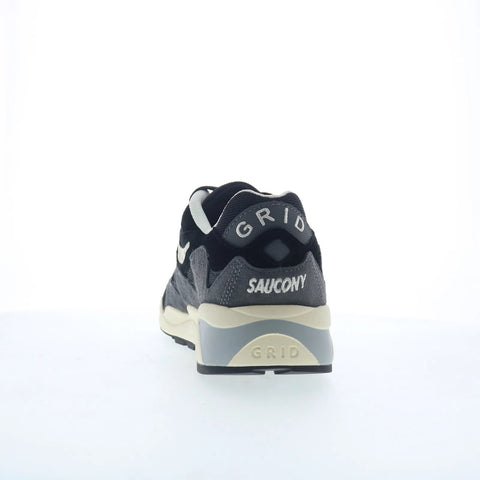 Saucony Grid Shadow 2 S70772-4 Mens Black Suede Lifestyle Sneakers Shoes