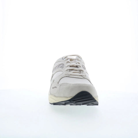 Saucony Grid Shadow 2 S70772-5 Mens White Suede Lifestyle Sneakers Shoes