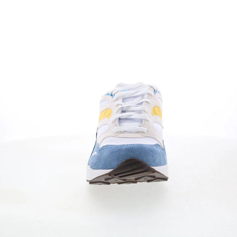 Saucony Grid Shadow 2 S70772-8 Mens White Suede Lifestyle Sneakers Shoes