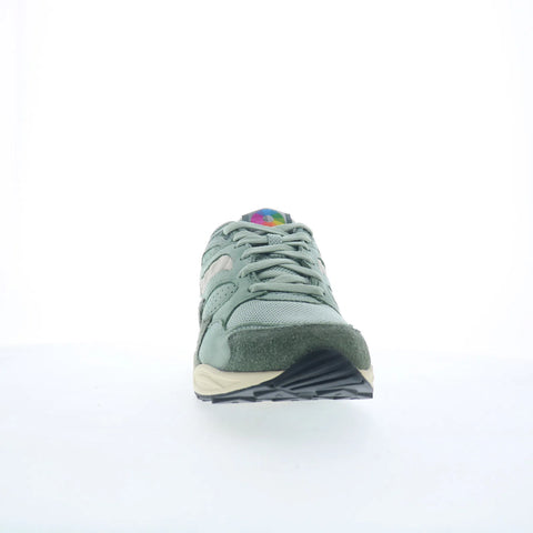 Saucony Grid Shadow 2 S70806-3 Mens Green Suede Lifestyle Sneakers Shoes