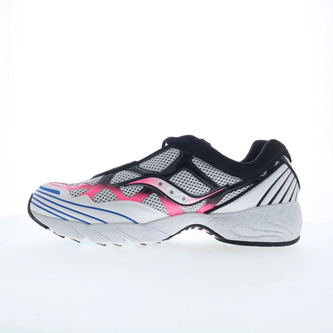 Saucony Grid Web S70466-4 Mens White Mesh Lace Up Lifestyle Sneakers Shoes