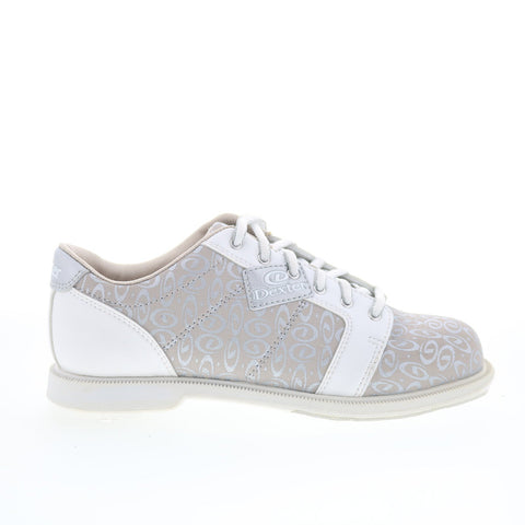 Dexter GROOVE2-1-1 Womens White Synthetic Lace Up Athletic Bowling Shoes