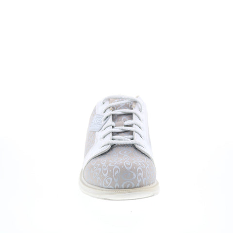 Dexter GROOVE2-1-1 Womens White Synthetic Lace Up Athletic Bowling Shoes
