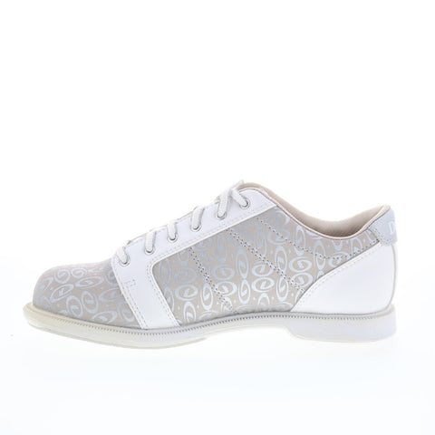 Dexter GROOVE2-1-1 Womens White Synthetic Lace Up Athletic Bowling Shoes