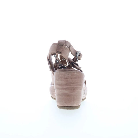 A.S. 98 Grunge ARTTIE-201 Womens Beige Leather Heeled Sandals Shoes