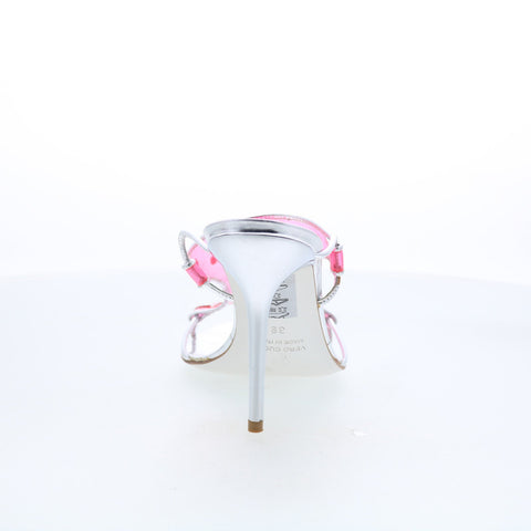Guido Sgariglia GS7 Womens Pink Synthetic Slip On Mules Heels Shoes