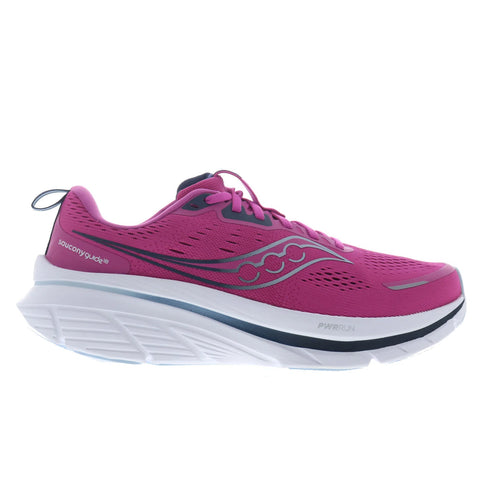 Saucony Guide 18 S10998-161 Womens Pink Mesh Lace Up Athletic Running Shoes