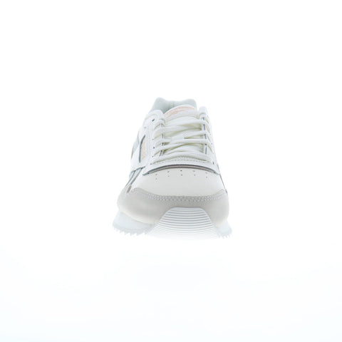 Reebok Glide Ripple Womens Beige Leather Lifestyle Sneakers Shoes