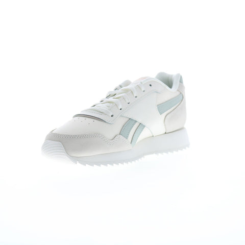 Reebok Glide Ripple Womens Beige Leather Lifestyle Sneakers Shoes