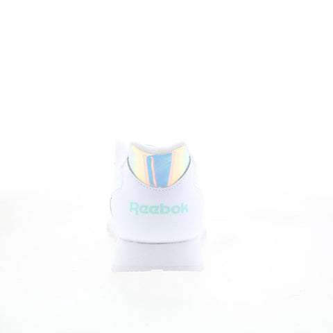 Reebok Glide Womens White Leather Lifestyle Sneakers Shoes