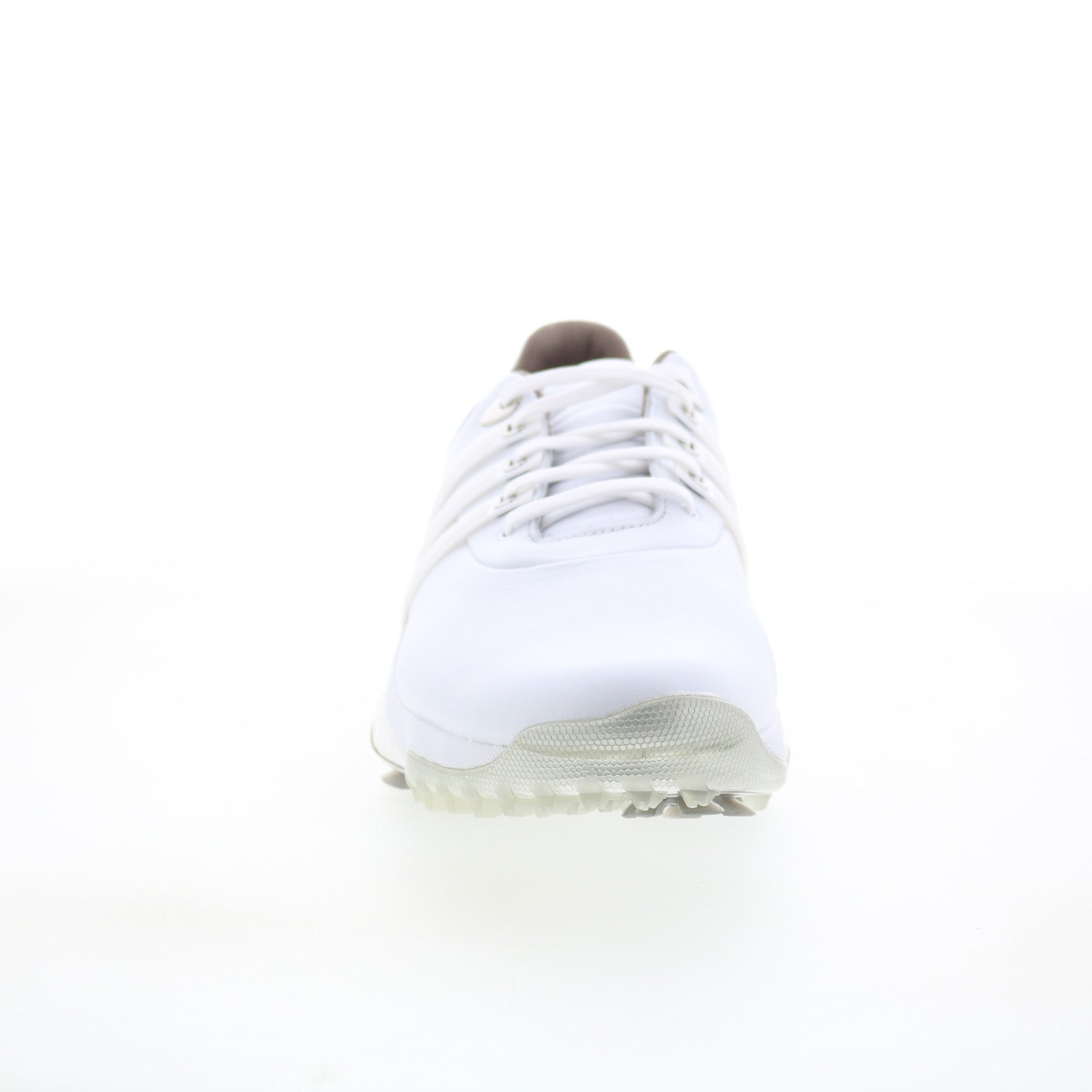 Adidas Tour360 22 GV7245 Mens White Leather Lace Up Athletic Golf