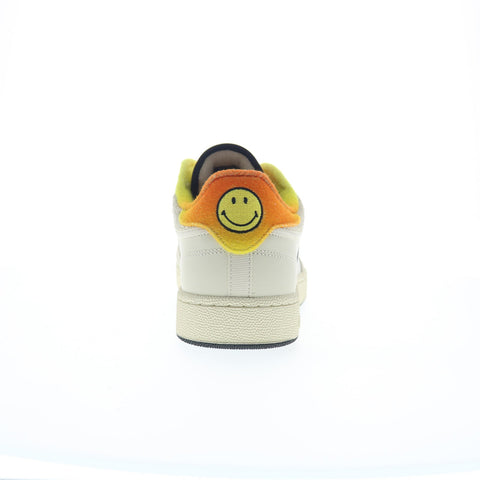 Reebok Club C 85 Smiley Mens White Leather Lifestyle Sneakers Shoes